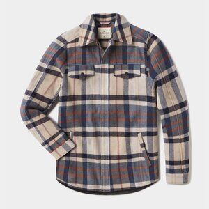The Normal Brand Legend Jacket in Cream Plaid, XL